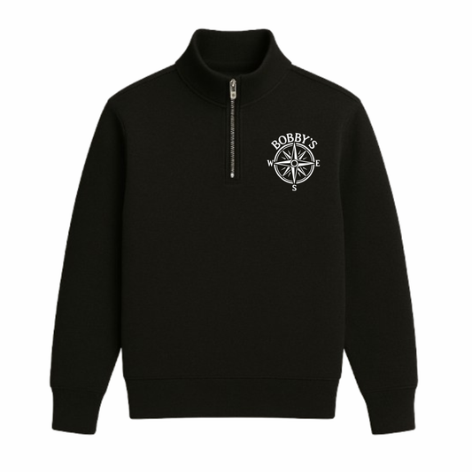 Your Not Alone - Quarter Zip Sweatshirt - Black