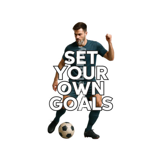 Set Your Own Goals – Football - Active-Dry Performance T-Shirt