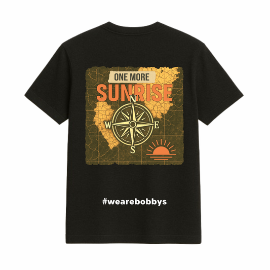 One More Sunrise - T-Shirt - Black