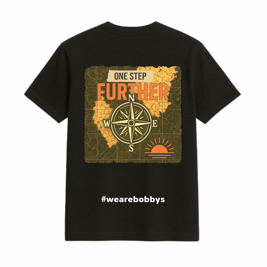One Step Further - T-Shirt - Black