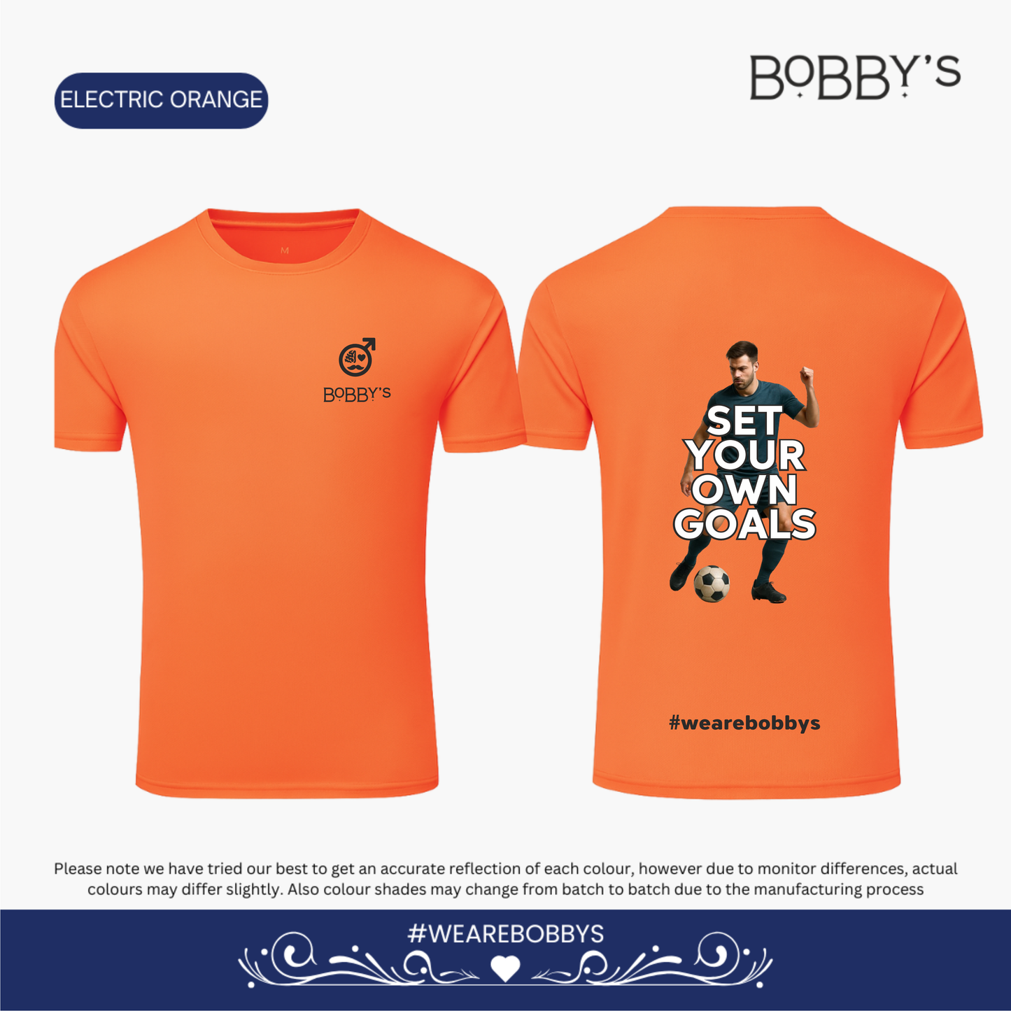 Set Your Own Goals – Football - Active-Dry Performance T-Shirt