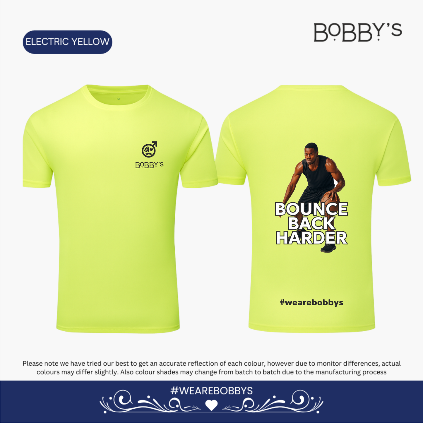 Bounce Back Harder - Basketball - Active-Dry Performance T-Shirt