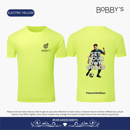 Set Your Own Goals – Football - Active-Dry Performance T-Shirt