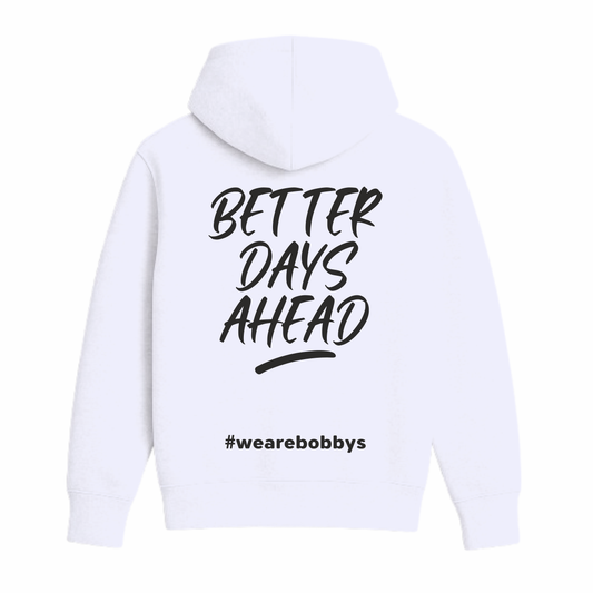 Better Days Ahead - Hoodie - White