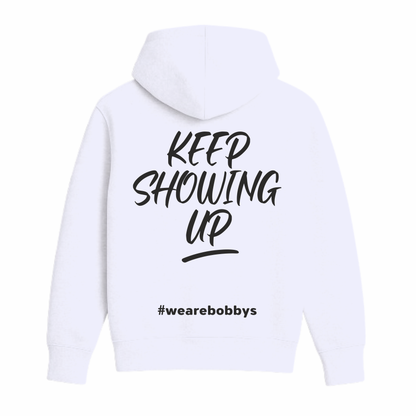 Keep Showing Up - Hoodie - White
