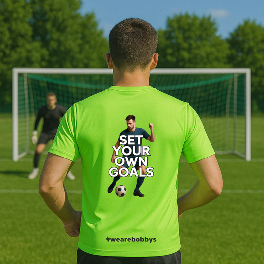 Set Your Own Goals – Football - Active-Dry Performance T-Shirt