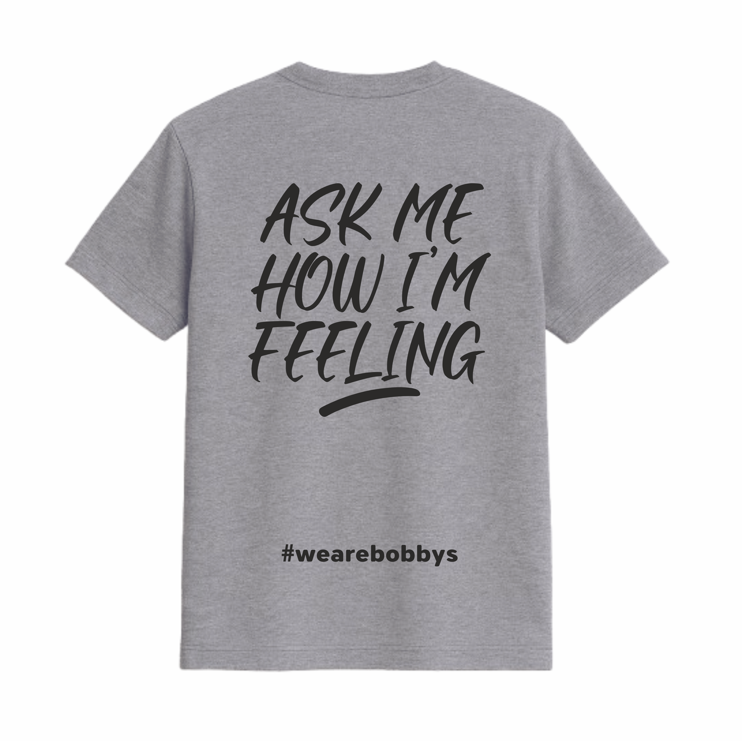 Ask Me How I’m Feeling - T-Shirt - Grey