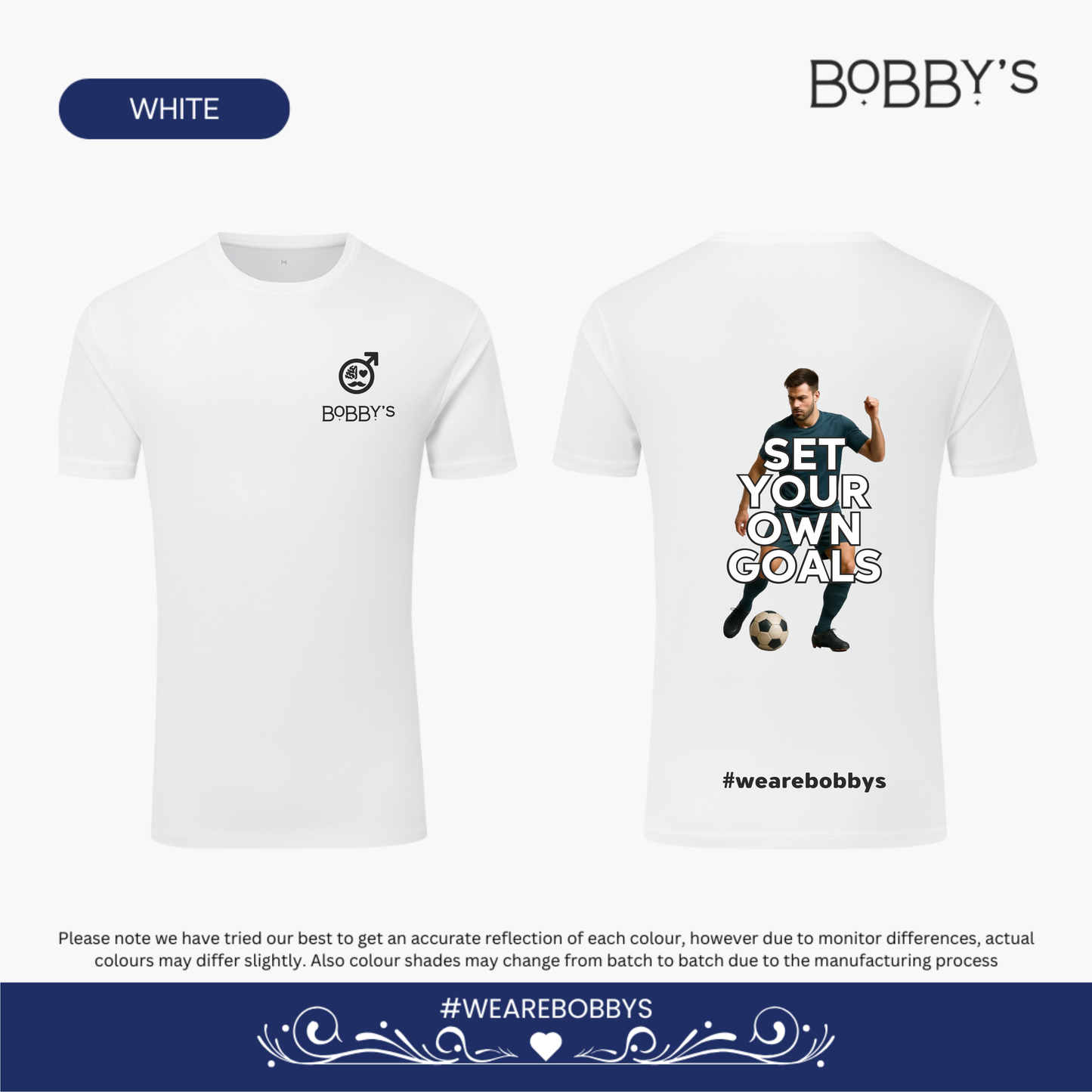 Set Your Own Goals – Football - Active-Dry Performance T-Shirt